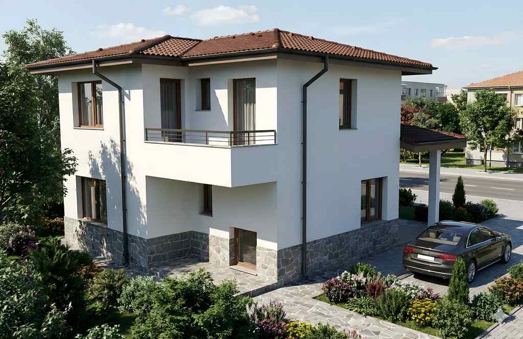 Къща А-101 — Страничен изглед